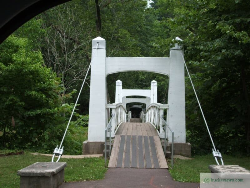 WPA Twin Bridges in Lenape Park in Perkasie PA