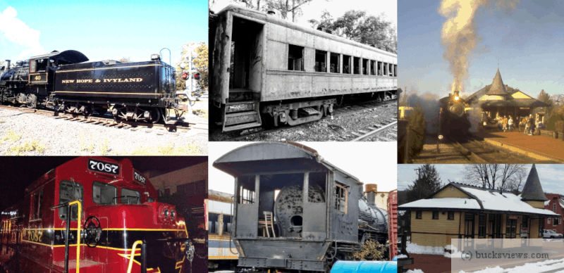 The New Hope Railroad - Steam and diesel train rides