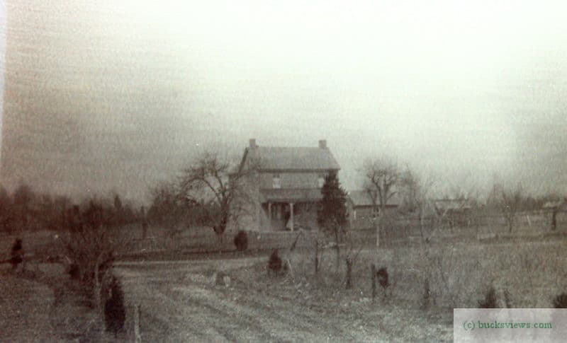 Old Farmhouse in Ottsville, circa 1920's