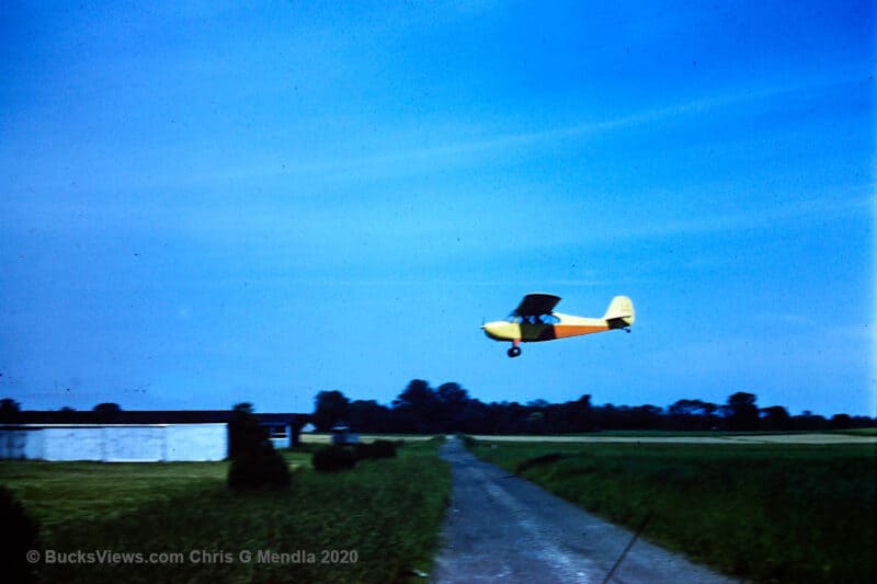 Plane landing - Buehl Field 1960's