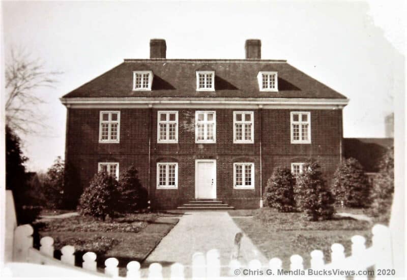 Pennsbury Manor - Front view - 1950's