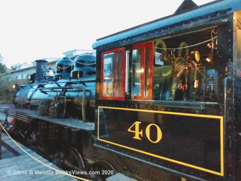 Steam Engine Number 40 - October 9 2020 at New Hope - BucksViews