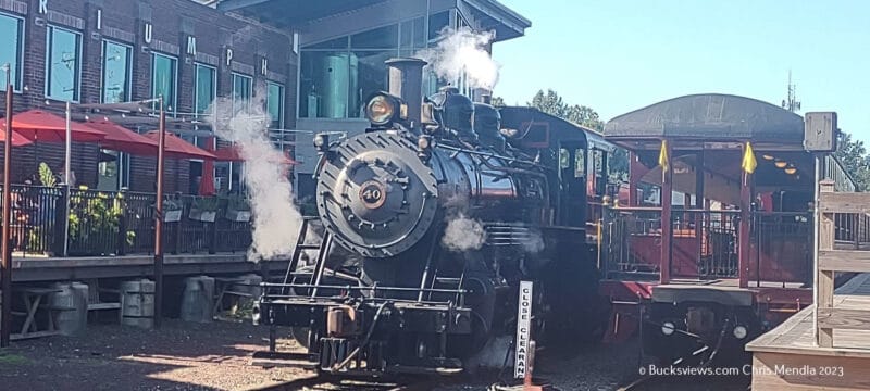 Steam Engine 40 at New Hope Station